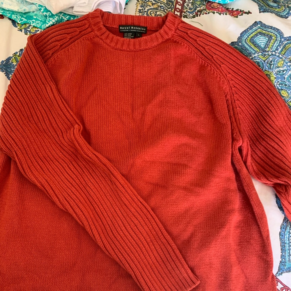 Like New Men’s Royal Robbins Cotton Sweater